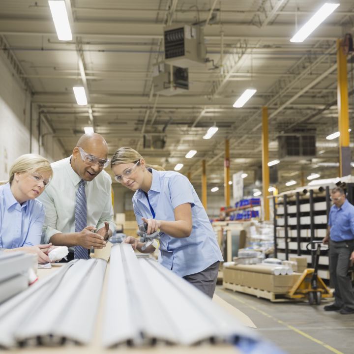 Menschen bei der Arbeit